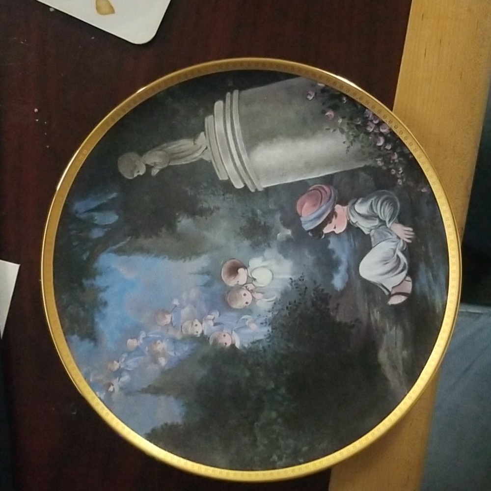 Precious Moments collectors plate